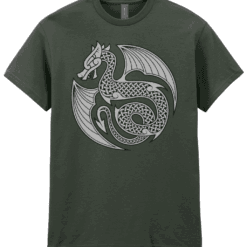 Alternative view of "Here be Dragons" Shirt