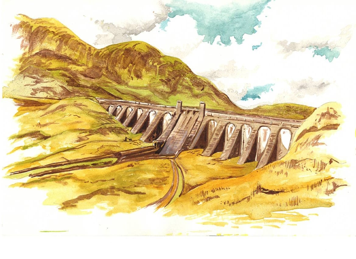 Cairn Original Watercolour #5 - Lochan Na Lairage (one only)