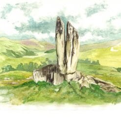 Cairn Watercolour #6 - location tbc - A4 glossy Print
