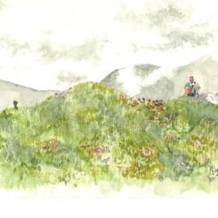 Cairn Watercolour #7 - location tbc - A4 glossy Print